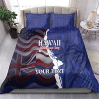 Personalized Hawaii Statehood Day Bedding Set 66th Anniversary - Polynesian Pride