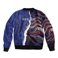Personalized Hawaii Statehood Day Bomber Jacket 66th Anniversary - Polynesian Pride