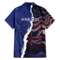 Personalized Hawaii Statehood Day Family Matching Off Shoulder Maxi Dress and Hawaiian Shirt 66th Anniversary - Polynesian Pride