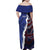 Personalized Hawaii Statehood Day Family Matching Off Shoulder Maxi Dress and Hawaiian Shirt 66th Anniversary - Polynesian Pride