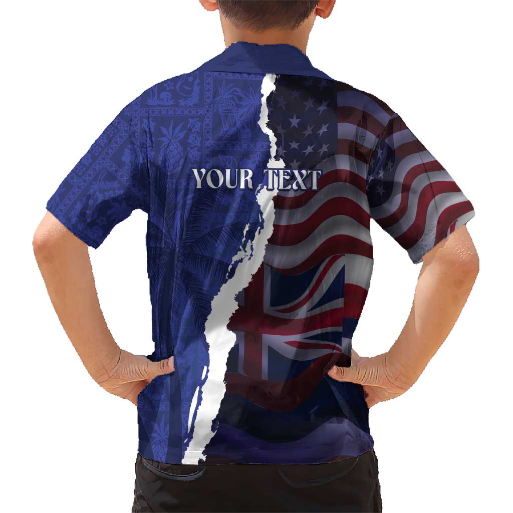 Personalized Hawaii Statehood Day Family Matching Short Sleeve Bodycon Dress and Hawaiian Shirt 66th Anniversary LT14 - Polynesian Pride