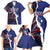 Personalized Hawaii Statehood Day Family Matching Short Sleeve Bodycon Dress and Hawaiian Shirt 66th Anniversary - Polynesian Pride