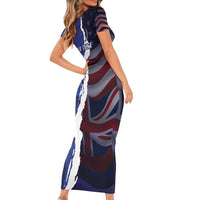 Personalized Hawaii Statehood Day Family Matching Short Sleeve Bodycon Dress and Hawaiian Shirt 66th Anniversary LT14 - Polynesian Pride