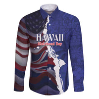 Personalized Hawaii Statehood Day Family Matching Tank Maxi Dress and Hawaiian Shirt 66th Anniversary - Polynesian Pride