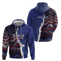 Personalized Hawaii Statehood Day Hoodie 66th Anniversary - Polynesian Pride
