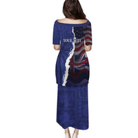 Personalized Hawaii Statehood Day Puletasi 66th Anniversary - Polynesian Pride