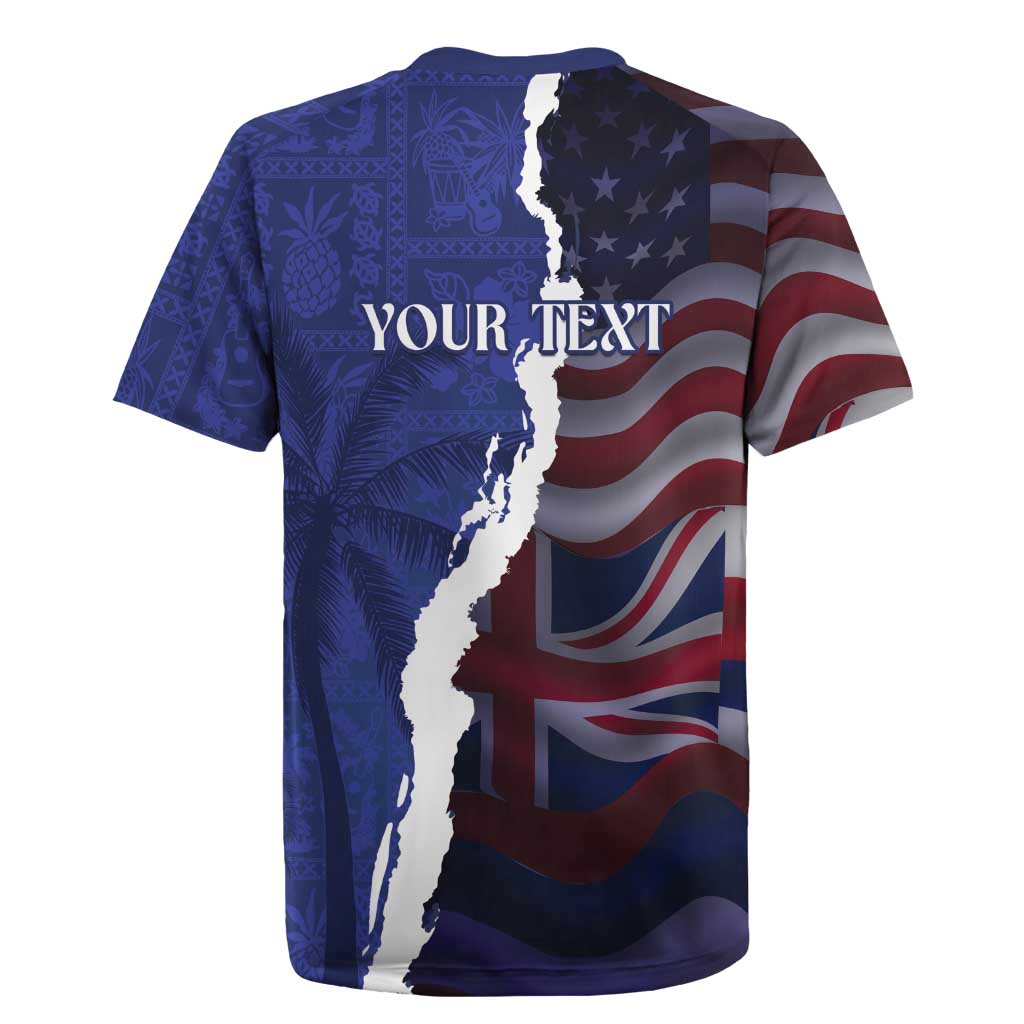 Personalized Hawaii Statehood Day Rugby Jersey 66th Anniversary - Polynesian Pride