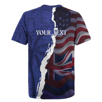 Personalized Hawaii Statehood Day Rugby Jersey 66th Anniversary - Polynesian Pride