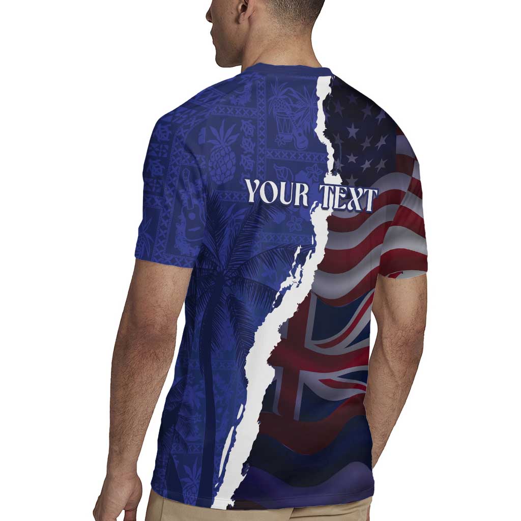 Personalized Hawaii Statehood Day Rugby Jersey 66th Anniversary - Polynesian Pride