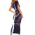 Personalized Hawaii Statehood Day Short Sleeve Bodycon Dress 66th Anniversary - Polynesian Pride