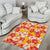 Yellow Hawaii Hibiscus Area Rug Tropical Flowers Seamless Pattern - Polynesian Pride