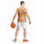 Yellow Hawaii Hibiscus Basketball Jersey Tropical Flowers Seamless Pattern - Polynesian Pride