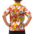 Yellow Hawaii Hibiscus Family Matching Short Sleeve Bodycon Dress and Hawaiian Shirt Tropical Flowers Seamless Pattern - Polynesian Pride