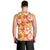 Yellow Hawaii Hibiscus Men Tank Top Tropical Flowers Seamless Pattern - Polynesian Pride