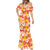 Yellow Hawaii Hibiscus Mermaid Dress Tropical Flowers Seamless Pattern - Polynesian Pride