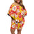 Yellow Hawaii Hibiscus Off Shoulder Short Dress Tropical Flowers Seamless Pattern - Polynesian Pride