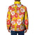 Yellow Hawaii Hibiscus Padded Jacket Tropical Flowers Seamless Pattern - Polynesian Pride