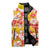 Yellow Hawaii Hibiscus Sleeveless Puffer Jacket Tropical Flowers Seamless Pattern - Polynesian Pride
