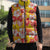 Yellow Hawaii Hibiscus Sleeveless Puffer Jacket Tropical Flowers Seamless Pattern - Polynesian Pride