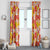 Yellow Hawaii Hibiscus Window Curtain Tropical Flowers Seamless Pattern - Polynesian Pride