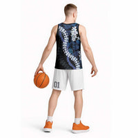 Polu Aloha Hawaii Lei Basketball Jersey Tropical Flowers Elegant Vibe - Polynesian Pride