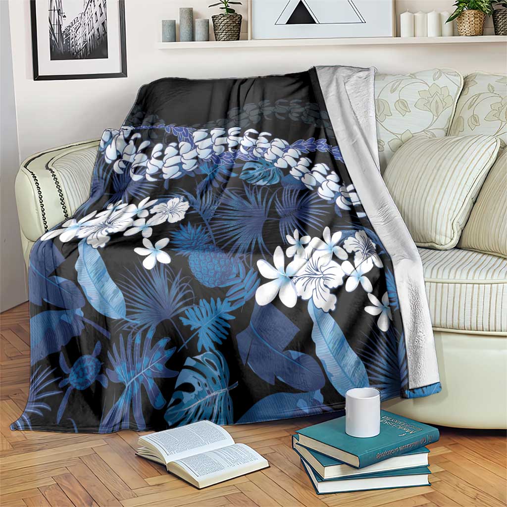 Polu Aloha Hawaii Lei Blanket Tropical Flowers Elegant Vibe - Polynesian Pride