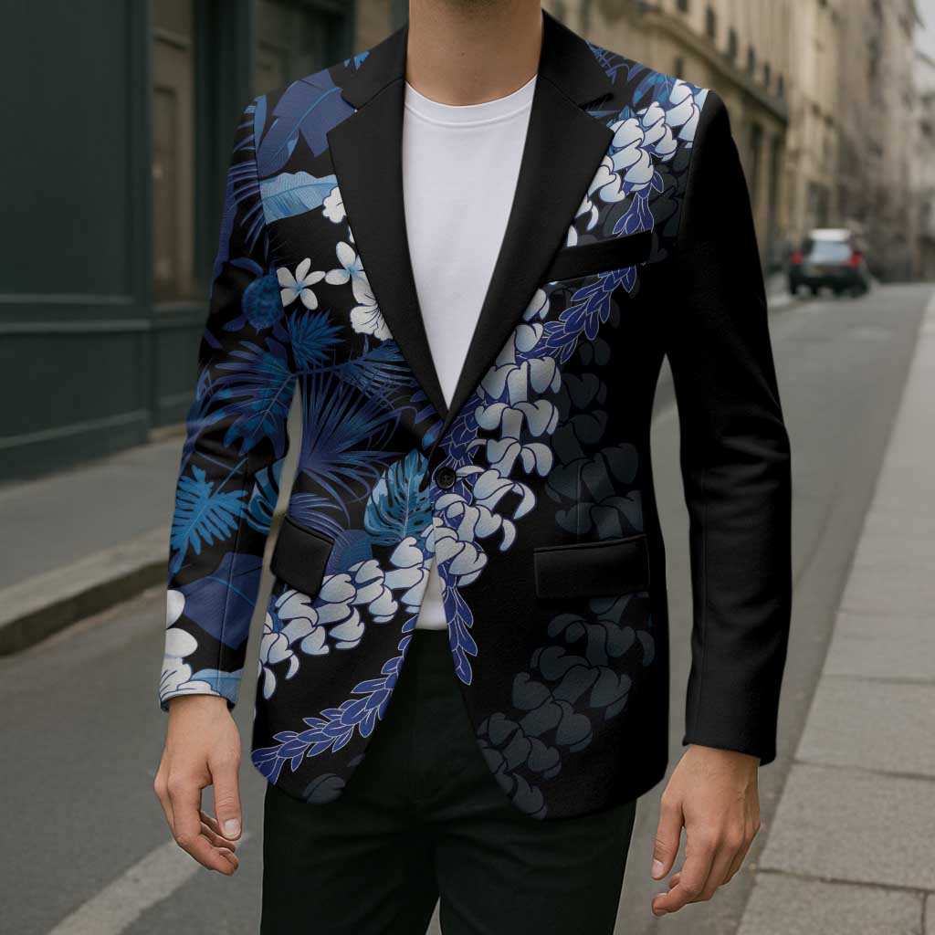 Polu Aloha Hawaii Lei Blazer Tropical Flowers Elegant Vibe - Polynesian Pride