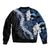 Polu Aloha Hawaii Lei Bomber Jacket Tropical Flowers Elegant Vibe - Polynesian Pride