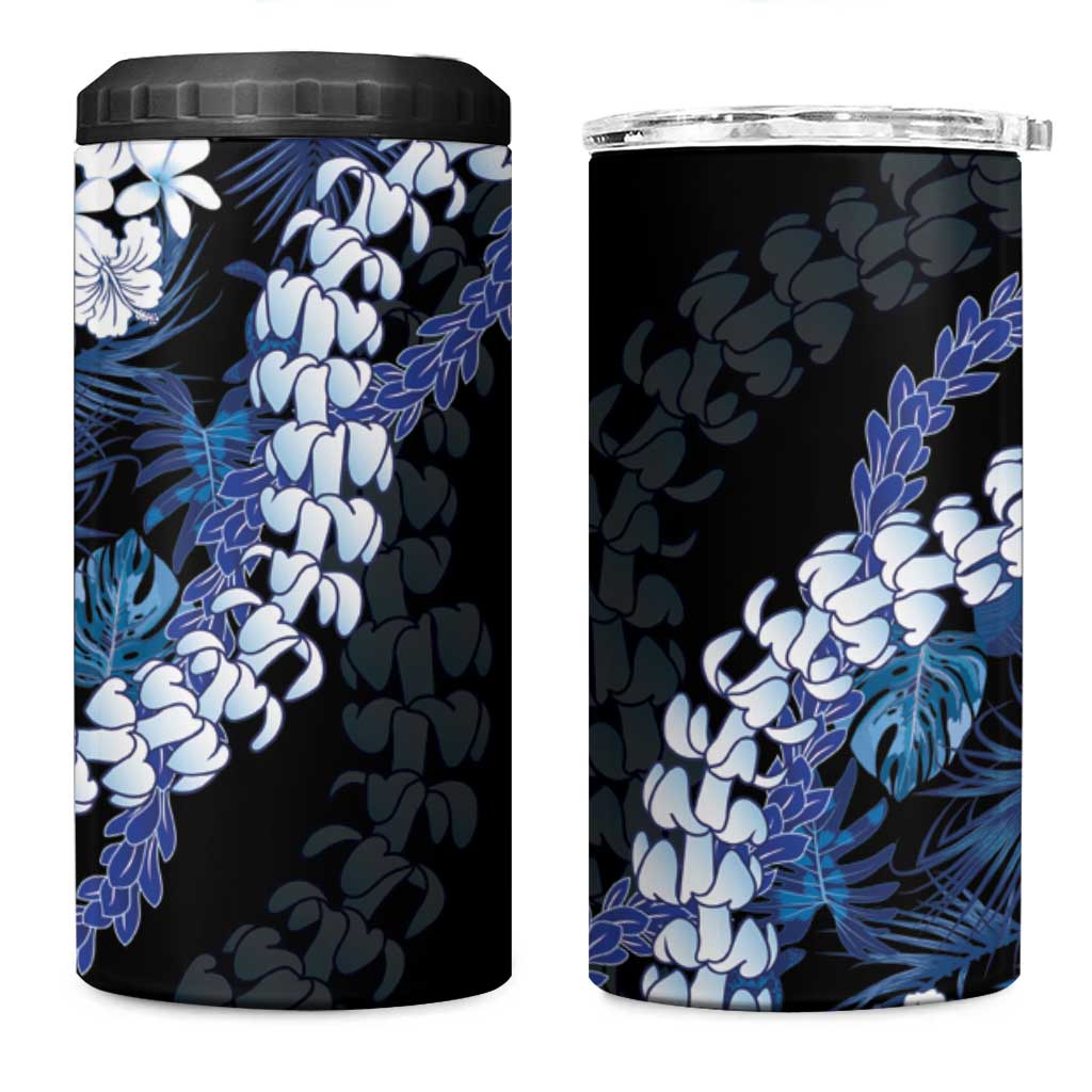 Polu Aloha Hawaii Lei 4 in 1 Can Cooler Tumbler Tropical Flowers Elegant Vibe - Polynesian Pride