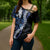 Polu Aloha Hawaii Lei Cross Shoulder Shirt Tropical Flowers Elegant Vibe - Polynesian Pride