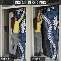 Polu Aloha Hawaii Lei Door Cover Tropical Flowers Elegant Vibe - Polynesian Pride