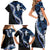 Polu Aloha Hawaii Lei Family Matching Short Sleeve Bodycon Dress and Hawaiian Shirt Tropical Flowers Elegant Vibe - Polynesian Pride