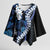 Polu Aloha Hawaii Lei Kimono Sleeve Blouse Tropical Flowers Elegant Vibe - Polynesian Pride