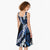 Polu Aloha Hawaii Lei Midi Dress Tropical Flowers Elegant Vibe - Polynesian Pride