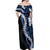 Polu Aloha Hawaii Lei Off Shoulder Maxi Dress Tropical Flowers Elegant Vibe - Polynesian Pride