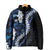 Polu Aloha Hawaii Lei Padded Jacket Tropical Flowers Elegant Vibe - Polynesian Pride