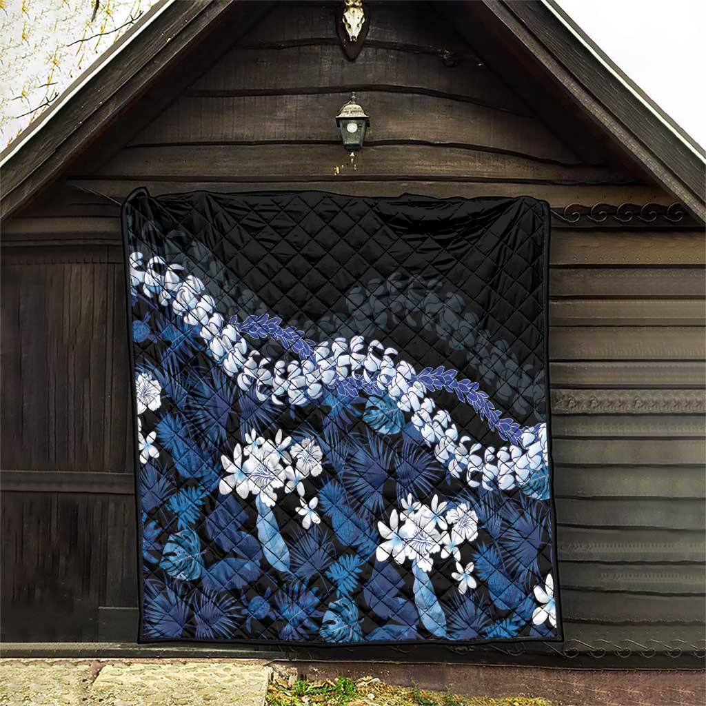 Polu Aloha Hawaii Lei Quilt Tropical Flowers Elegant Vibe - Polynesian Pride