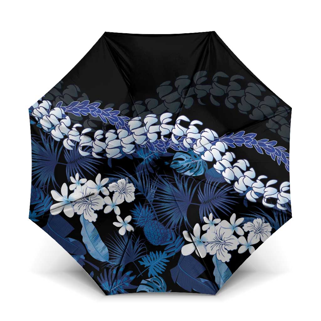 Polu Aloha Hawaii Lei Umbrella Tropical Flowers Elegant Vibe - Polynesian Pride