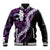 Poni Aloha Hawaii Lei Baseball Jacket Tropical Flowers Elegant Vibe - Polynesian Pride