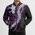 Poni Aloha Hawaii Lei Bomber Puffer Jacket Tropical Flowers Elegant Vibe - Polynesian Pride