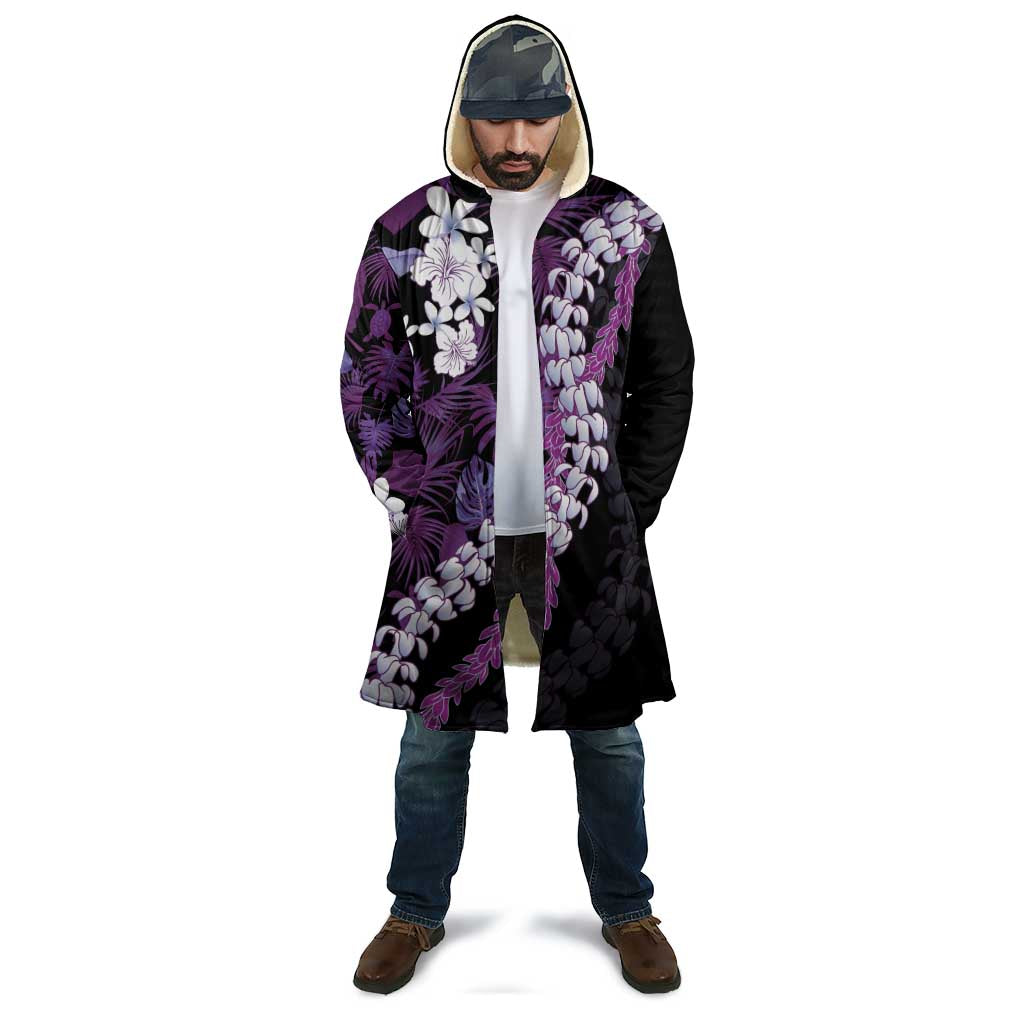 Poni Aloha Hawaii Lei Cloak Tropical Flowers Elegant Vibe - Polynesian Pride