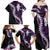 Poni Aloha Hawaii Lei Family Matching Off Shoulder Maxi Dress and Hawaiian Shirt Tropical Flowers Elegant Vibe - Polynesian Pride