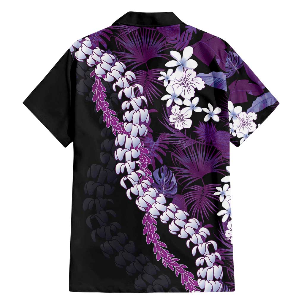 Poni Aloha Hawaii Lei Hawaiian Shirt Tropical Flowers Elegant Vibe - Polynesian Pride