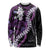 Poni Aloha Hawaii Lei Long Sleeve Shirt Tropical Flowers Elegant Vibe - Polynesian Pride
