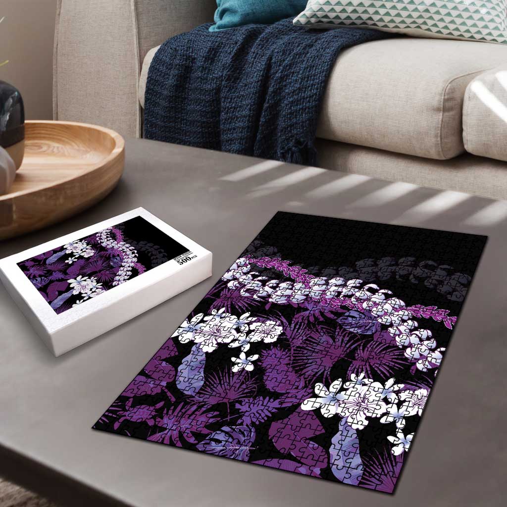 Poni Aloha Hawaii Lei Puzzle Tropical Flowers Elegant Vibe - Polynesian Pride