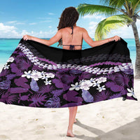 Poni Aloha Hawaii Lei Sarong Tropical Flowers Elegant Vibe - Polynesian Pride
