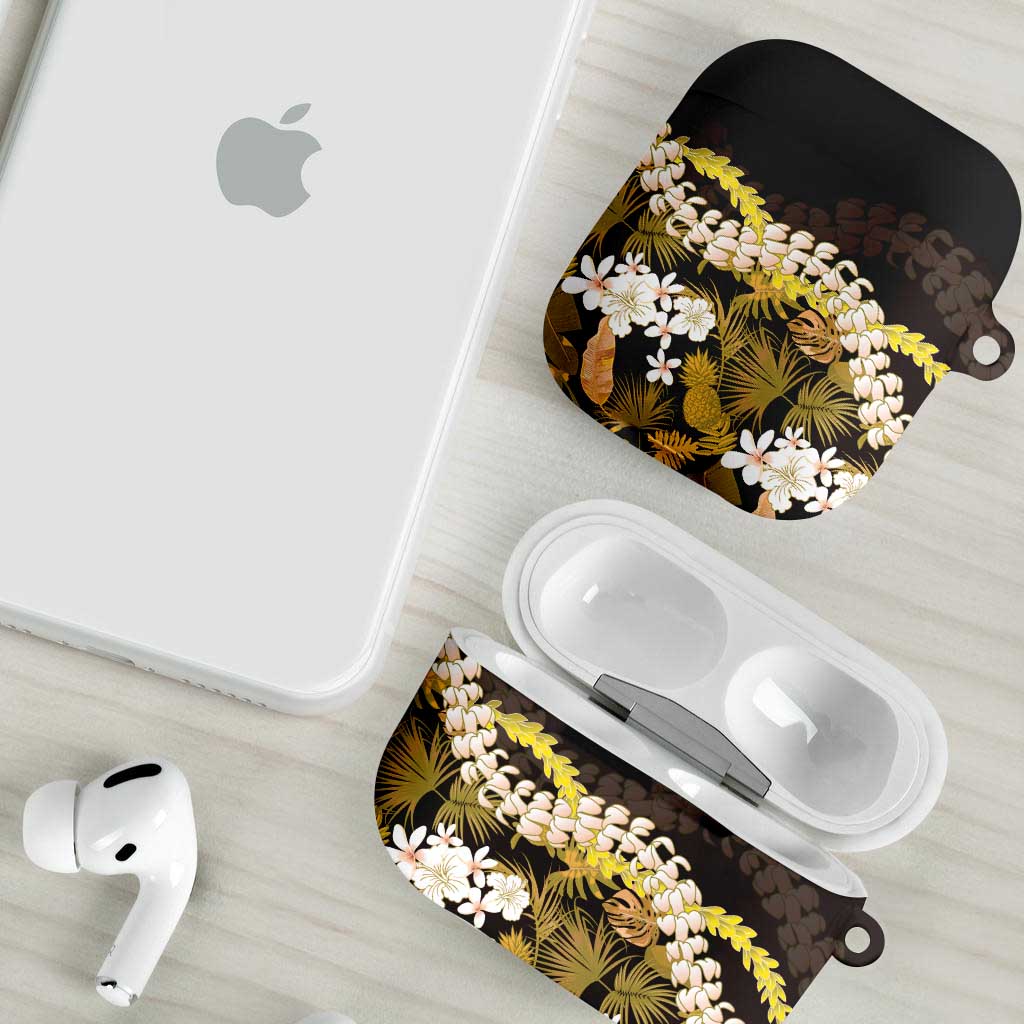 Kula Aloha Hawaii Lei AirPods Case Tropical Flowers Elegant Vibe - Polynesian Pride