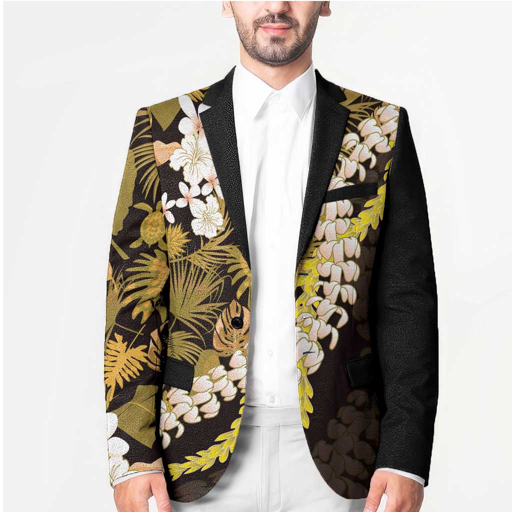 Kula Aloha Hawaii Lei Blazer Tropical Flowers Elegant Vibe - Polynesian Pride