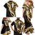 Kula Aloha Hawaii Lei Family Matching Mermaid Dress and Hawaiian Shirt Tropical Flowers Elegant Vibe - Polynesian Pride
