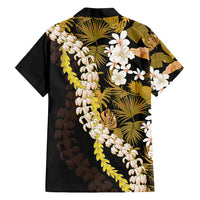 Kula Aloha Hawaii Lei Family Matching Off Shoulder Short Dress and Hawaiian Shirt Tropical Flowers Elegant Vibe LT14 - Polynesian Pride